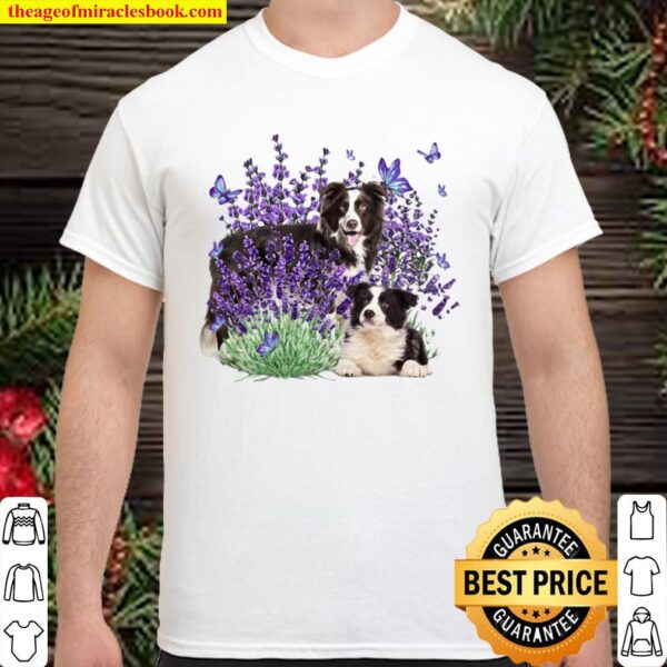 Border Collie Flower Shirt
