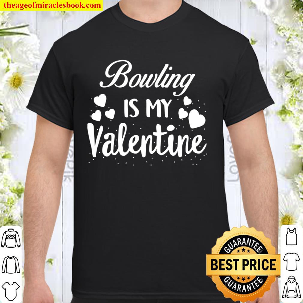 Bowling Is My Valentine Kids Valentines Day Red new Shirt, Hoodie, Long Sleeved, SweatShirt