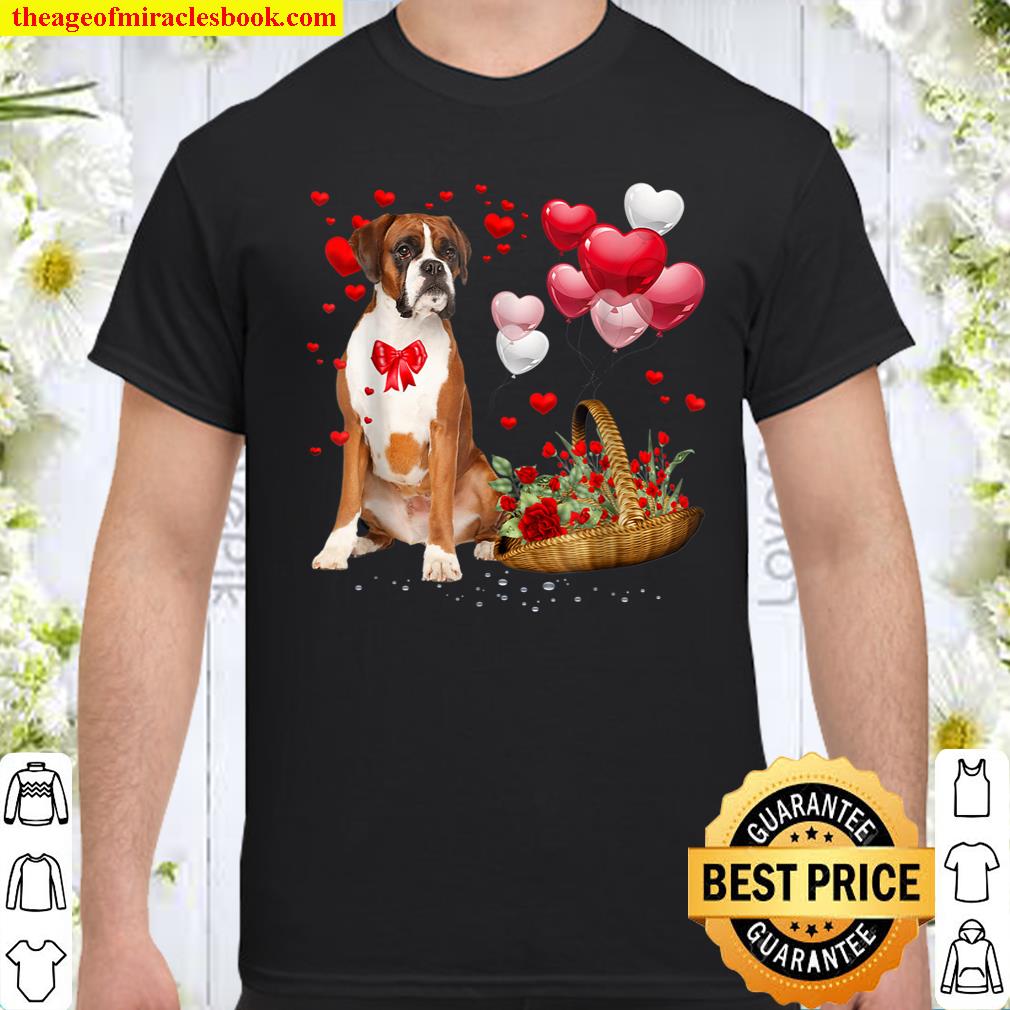 Boxer Valentines Day Shirt Funny Dog Valentine Gift Shirt