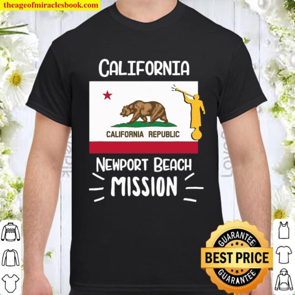 California Newport Beach Mormon Lds Mission Missionary Gift Shirt