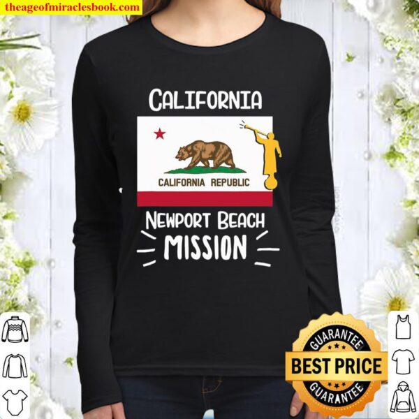 California Newport Beach Mormon Lds Mission Missionary Gift Women Long Sleeved