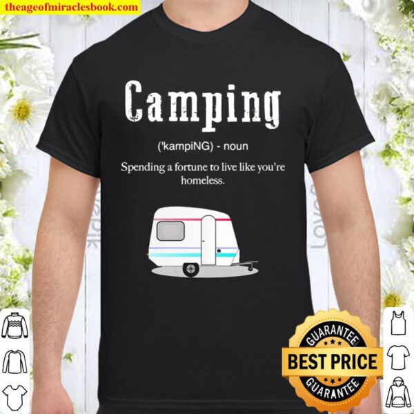 Camping Definition Shirt, Funny Camper With Rv Shirt