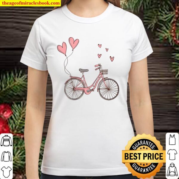 Captivate My Heart Bicycle Classic Women T-Shirt