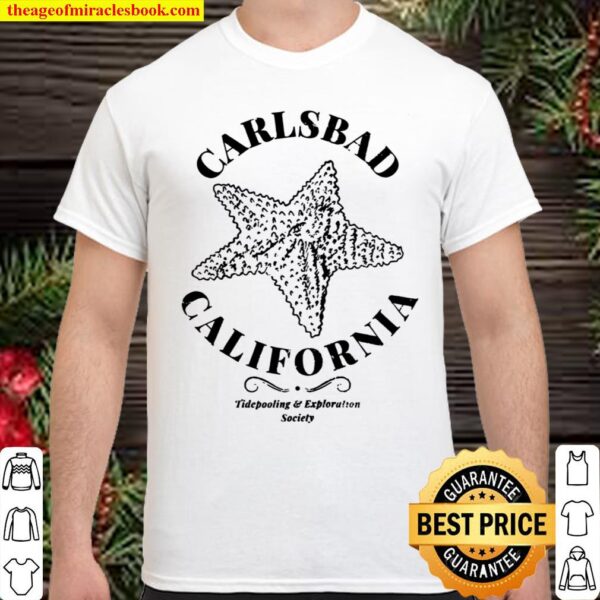Carlsbad Tidepooling _ Exploration Society Raglan Baseball Tee Shirt