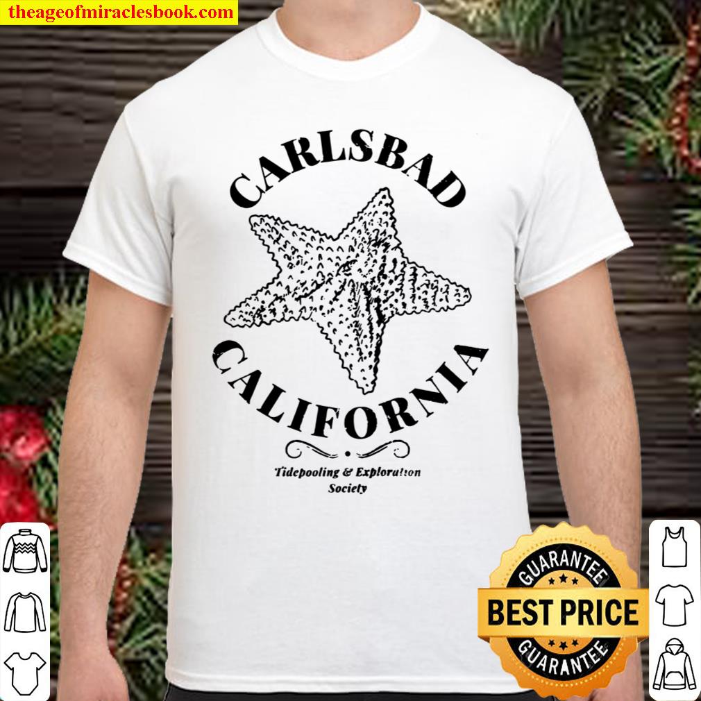 Carlsbad Tidepooling & Exploration Society Raglan Baseball Tee Shirt