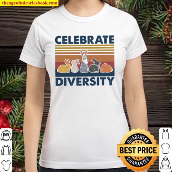 Celebrate Diversity vintage Classic Women T-Shirt