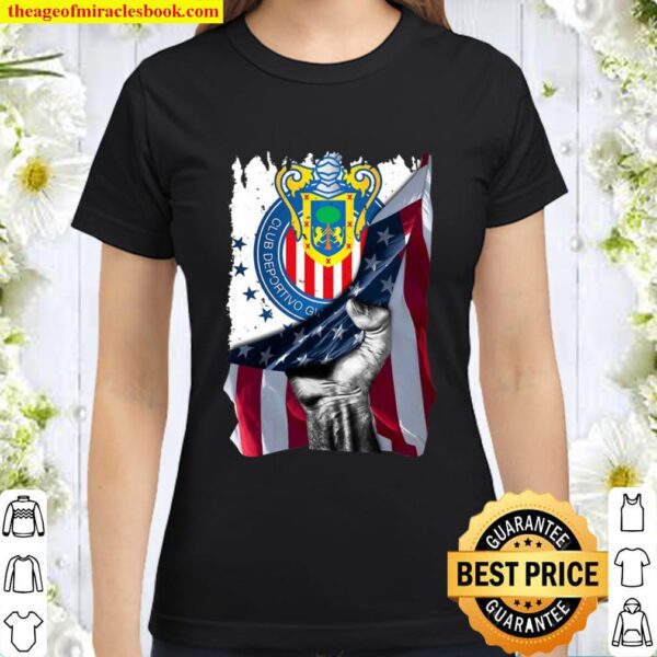 Chivas De Guadalajara Flag Usa Football Club Orgullo Classic Women T-Shirt
