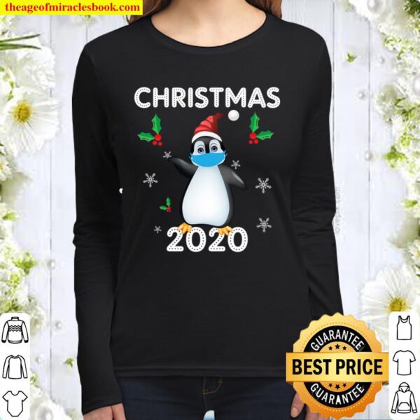 Christmas Gift For Penguin Lover Family Matching Funny Xmas Women Long Sleeved