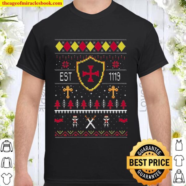 Christmas Templar Est 1119 Ugly Christmas Shirt