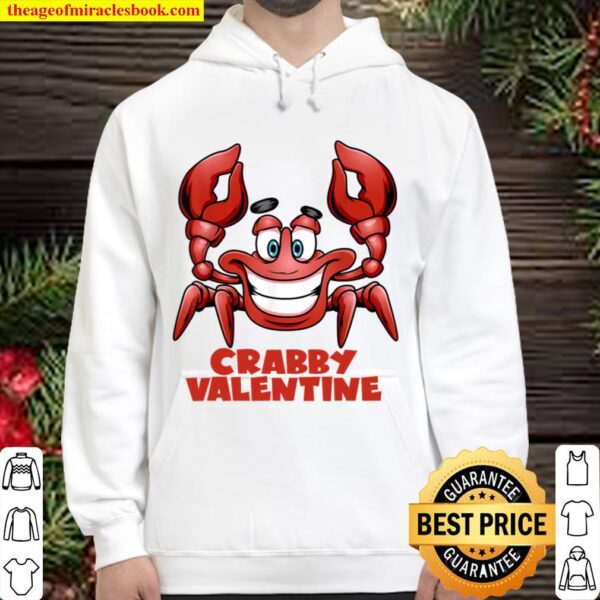 Crabby Valentine Funny Anti Valentine_s Day Adult Kids Crab Hoodie