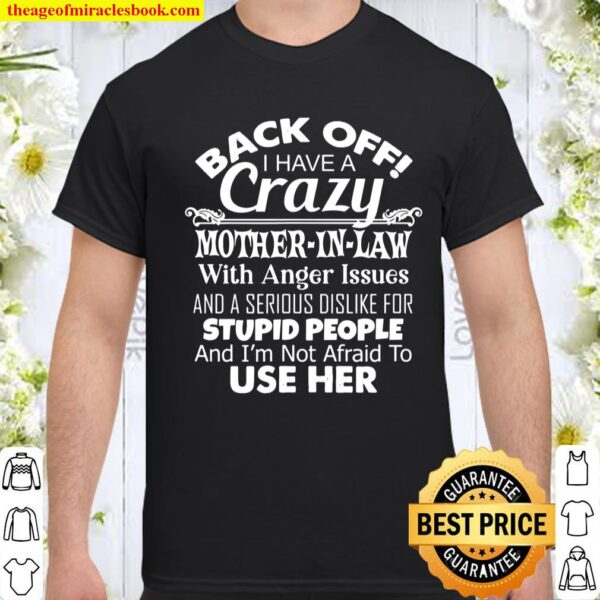 Crazy Mother-In-Law For Daughter-In-Law Son-In-Law Gift Shirt
