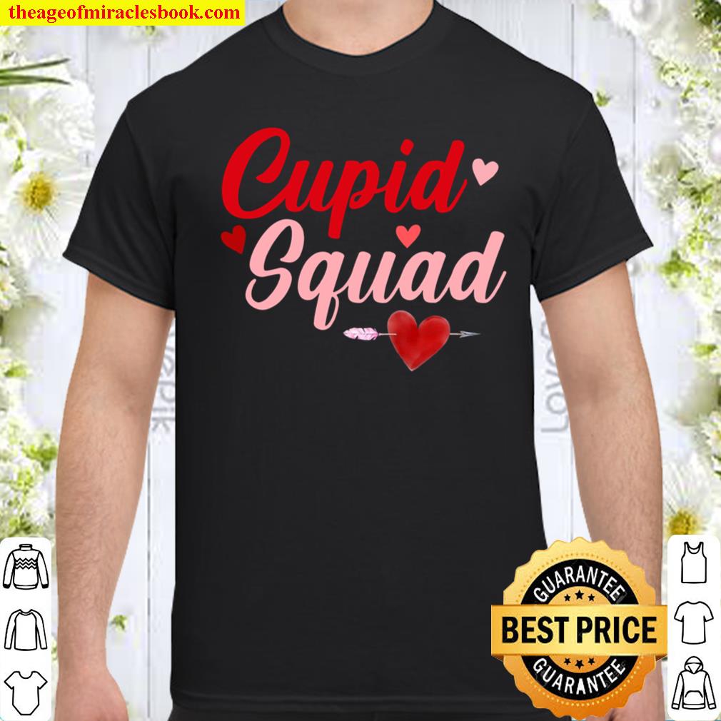 Cupid Squad Hearts Funny Valentine’s Day Gifts For Group shirt