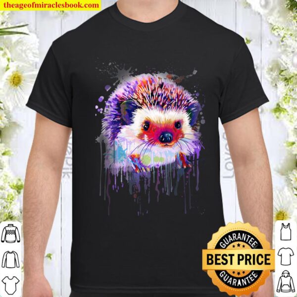 Cute Hedgehog Art Design Shirt