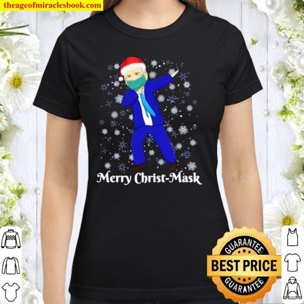 Dabbing Biden Merry Christmask Christmas 2020 Family Classic Women T-Shirt