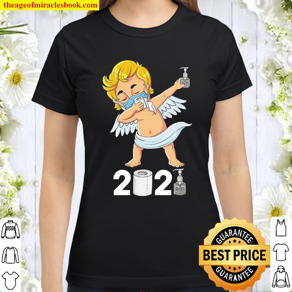 Dabbing cupid in a mask funny valentines day 2021 dab Classic Women T-Shirt
