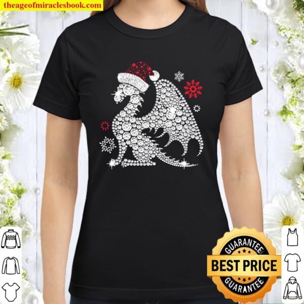 Dragon Diamond Pattern Classic Women T-Shirt