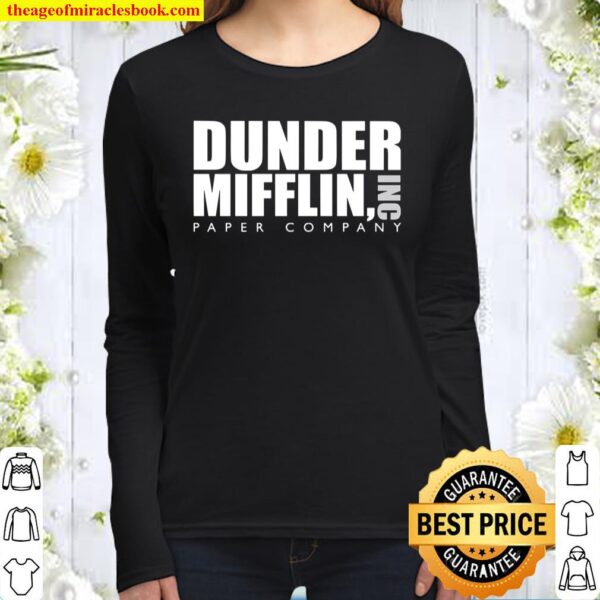 Dunder Mifflin Sweatshirt, The office Shirt, Michael Scott Sweathirt, Women Long Sleeved