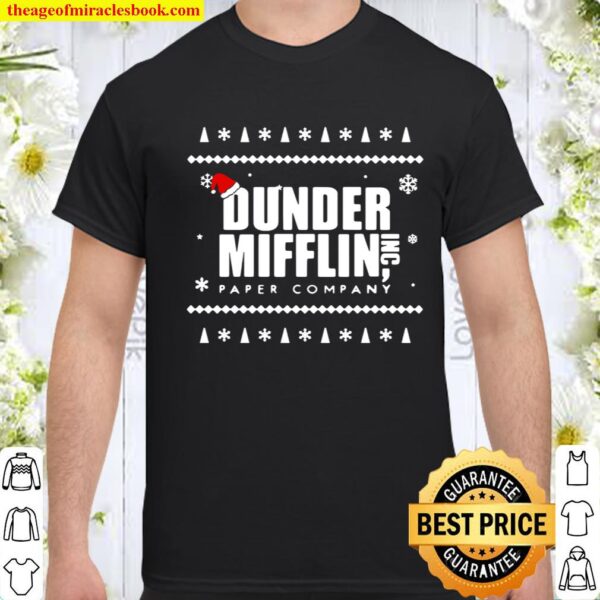 Dunder Mifflin Ugly Christmas Sweatshirt Crewneck Shirt