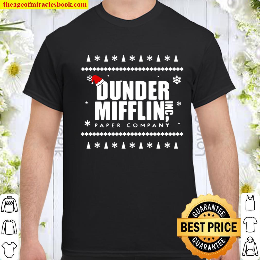 Dunder Mifflin Ugly Christmas Sweatshirt Crewneck New Shirt