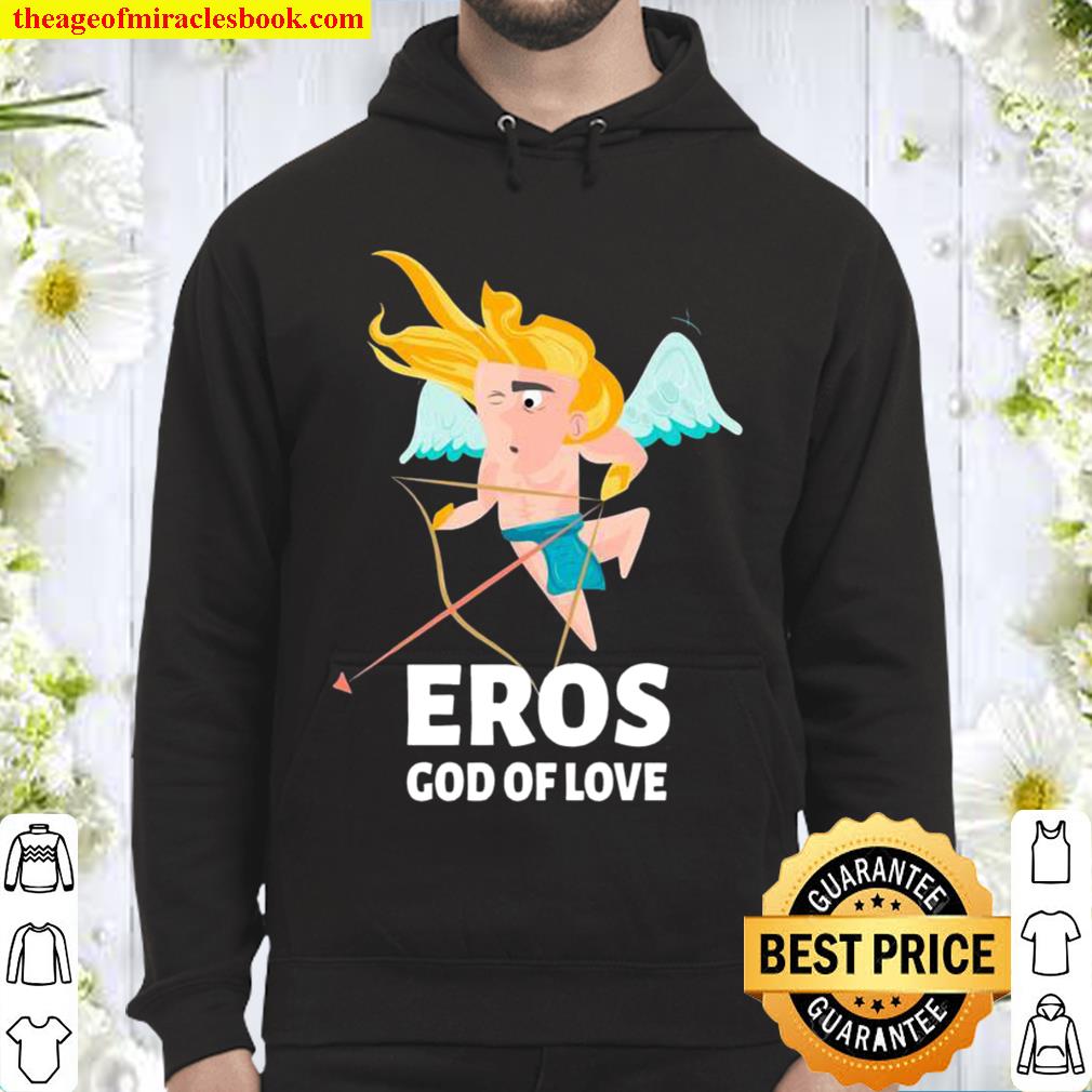Eros God of Love Greek Ancient Mythology Illustration Hoodie