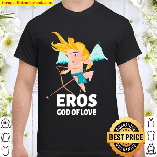 Eros God of Love Greek Ancient Mythology Illustration Shirt