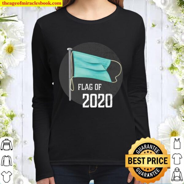 Face Mask Flag Of 2020 Disaster Year To Forget Women Long Sleeved