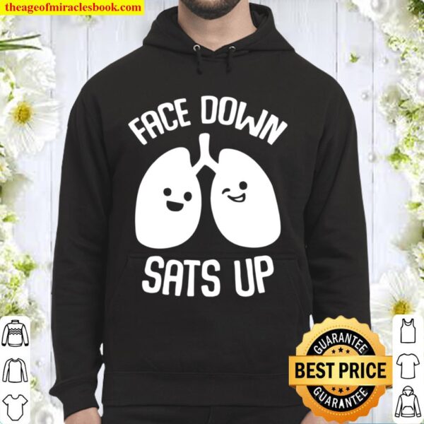 Face down sats up Hoodie