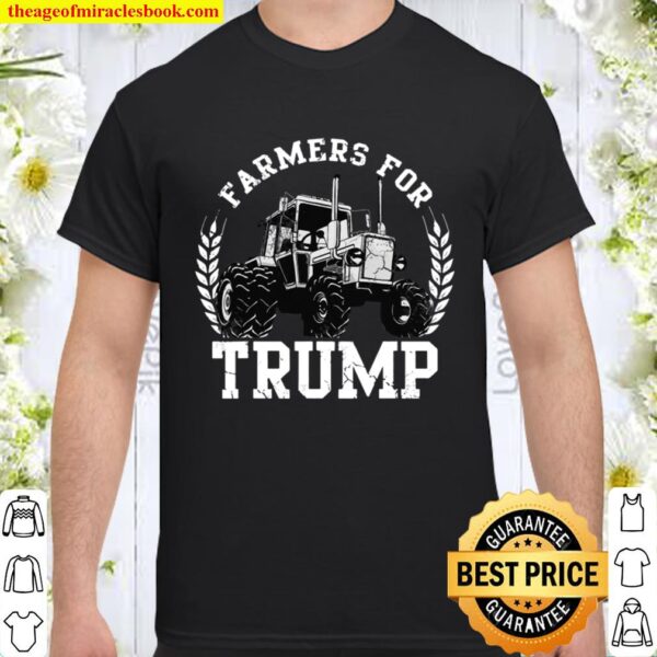 Farmers For Trump 2020 Election Farming Farmer Usa Shirt