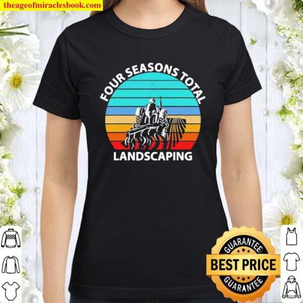 Four seasons total landscaping vintage Classic Women T-Shirt