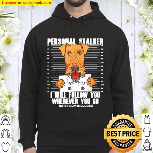 Funny Airedale Terrier Dog Lover Gift Hoodie
