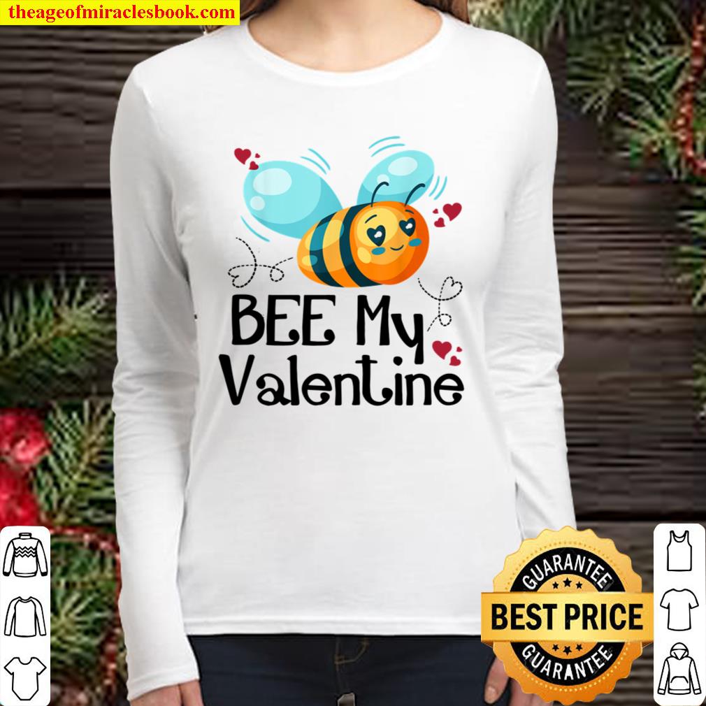 Funny Bee My Valentine Valentine_s Day Women Long Sleeved