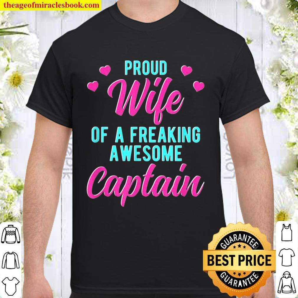 Funny Boat Sailing Husband Phrase For Captain Wife limited Shirt, Hoodie,  Long Sleeved, SweatShirt