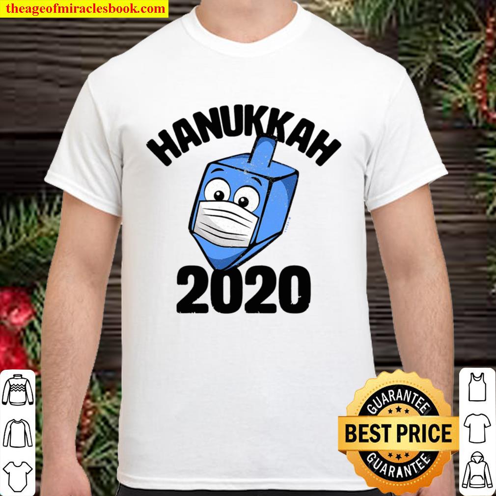 Funny Hanukkah 2020 Dreidel Wearing Face Mask Graphic Shirt