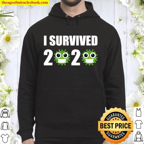 Funny I Survived 2020 New Year’s Eve Christmas Holiday Hoodie
