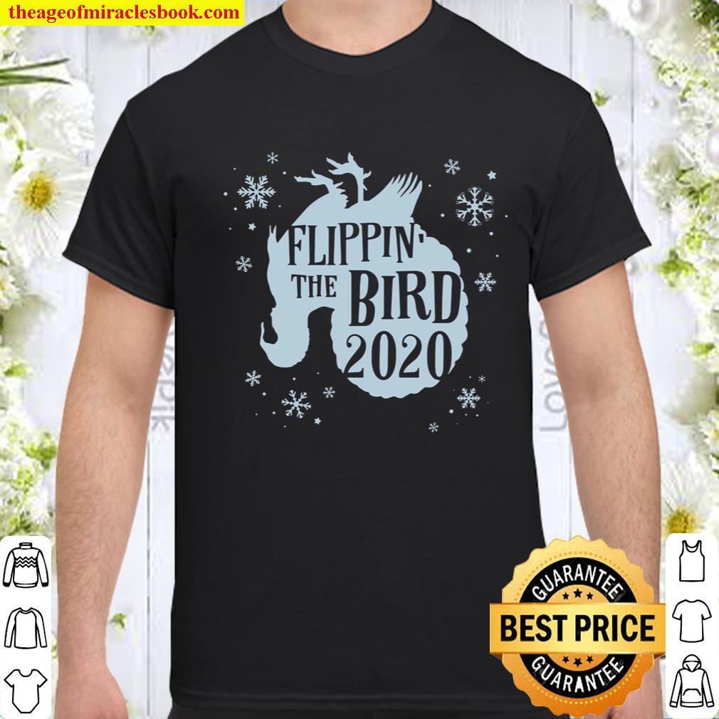 Funny New Year Flippin The Bird 2020 Turkey Xmas Style Shirt