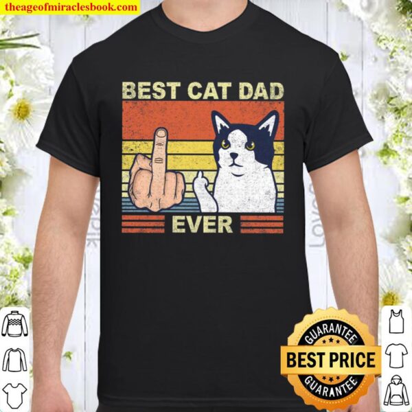 Funny Ragdoll Cat And Dad_Best Cat Dad Ever Shirt