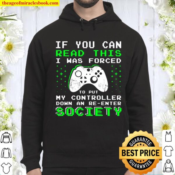 Gamer Gifts for Teen Boys - If You Can Read This Video Game Hoodie