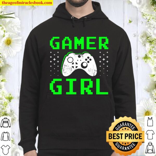 Gamer Girl Stuff Gifts for Teens - Cute Video Gaming Gift Hoodie
