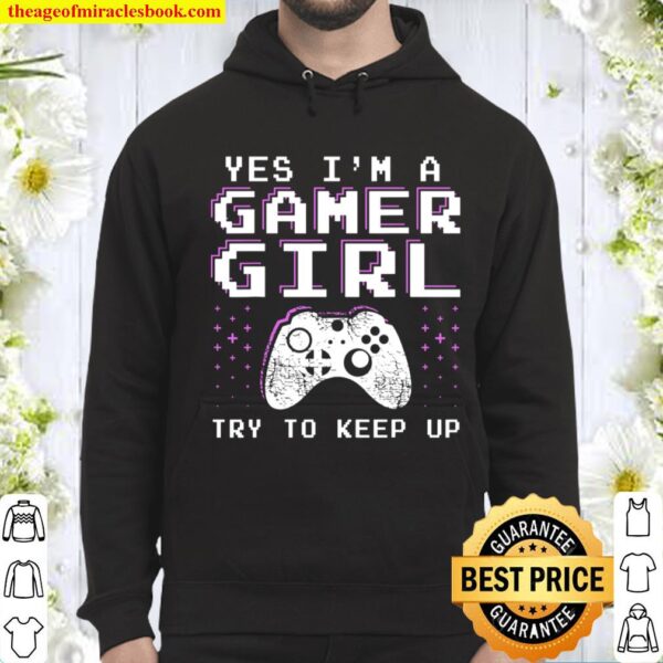 Gamer Girl Stuff Gifts for Teens - Funny Video Gaming Gift Hoodie