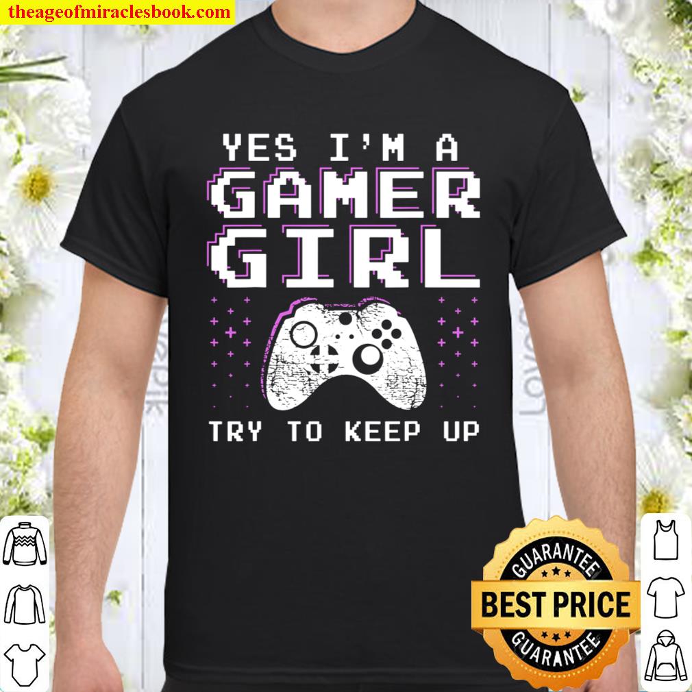 Gamer Girl Stuff Gifts for Teens – Funny Video Gaming Gift T-Shirt