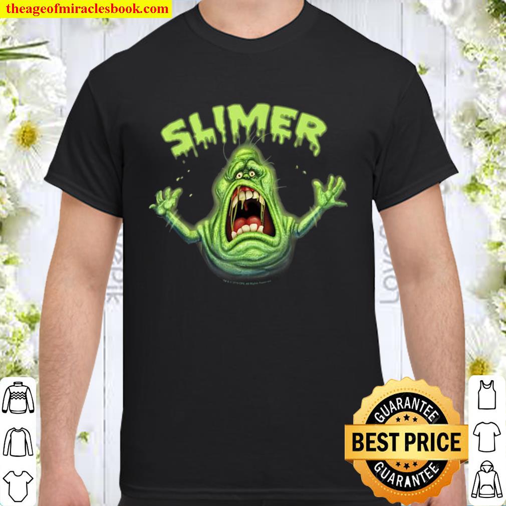 Ghostbusters Slimer Neon Portrait limited Shirt, Hoodie, Long Sleeved, SweatShirt