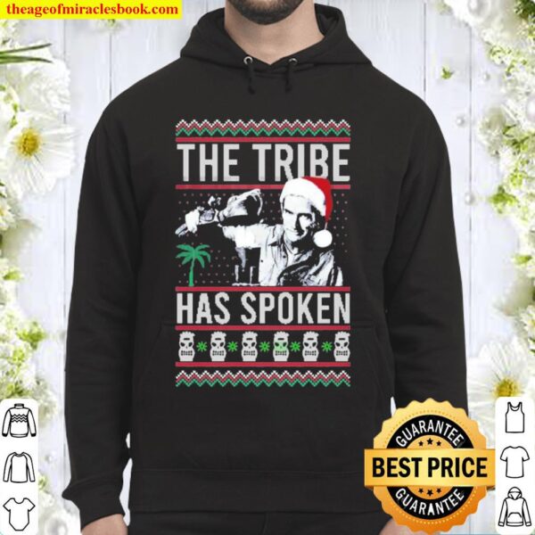 Giddy the tribe has spoken ugly christmas Hoodie