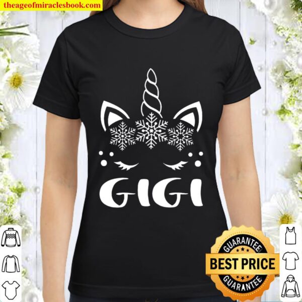 Gigi Unicorn Costume Classic Women T-Shirt