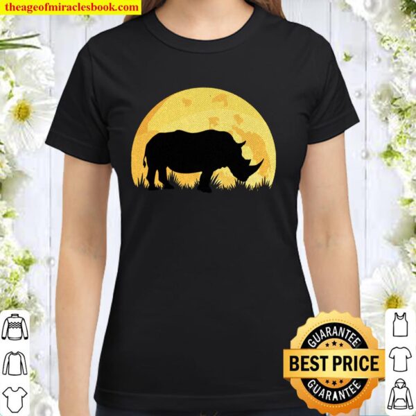 Girls Rhino Gift Classic Women T-Shirt