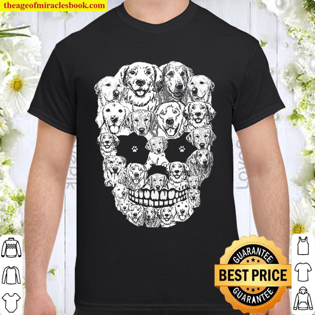 Golden Retriever Skull Head limited Shirt, Hoodie, Long Sleeved, SweatShirt
