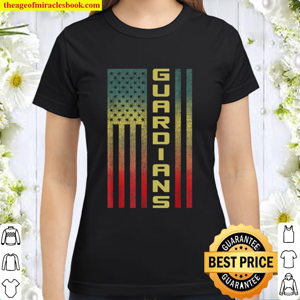 Guardians of Space Defense Vintage Flag - USA Military Force Classic Women T-Shirt