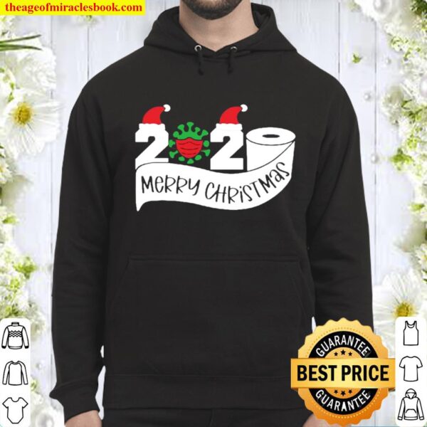 GydiaGarden 2020 Merry Christmas Toilet Paper T-Shirt Funny Christmas Hoodie