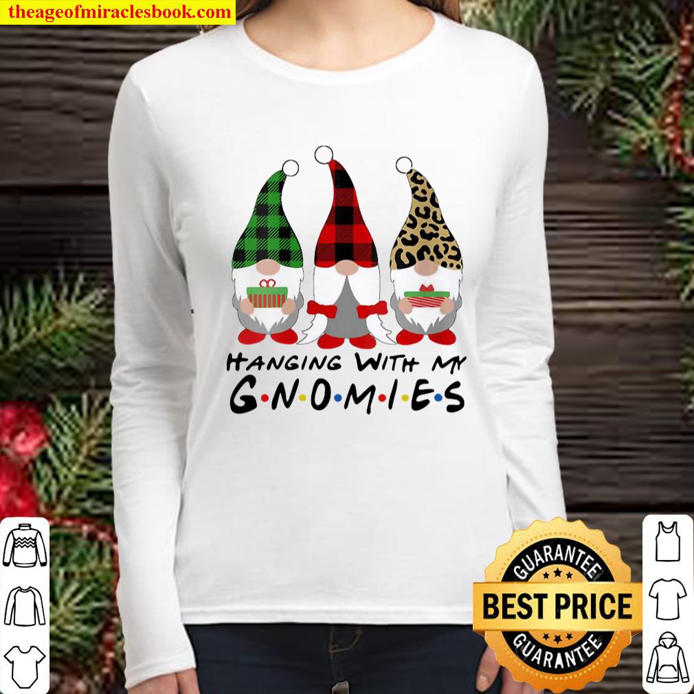 Hanging with my Gnomies Christmas Women Long Sleeved