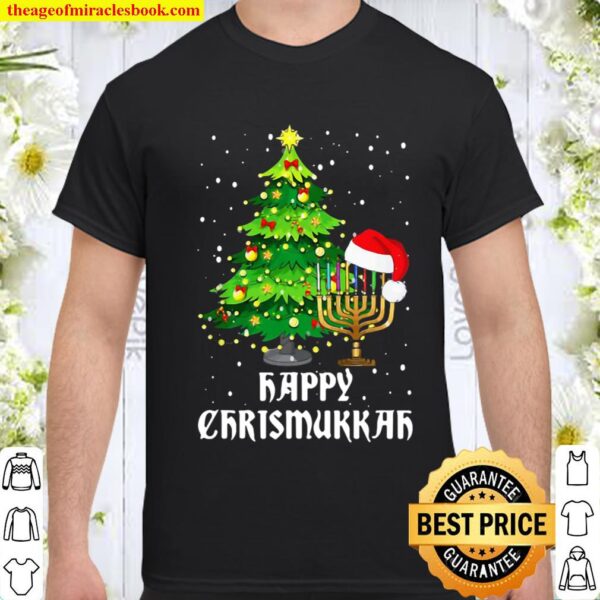 Happy Christmukkah Jewish Christmas Hanukkah Chanukah Gift Shirt
