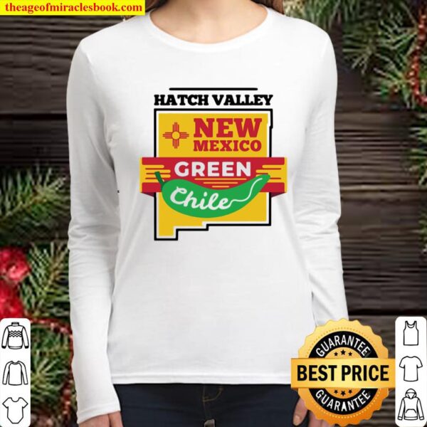 Hatch Chile Shirt New Mexico Green Chili Pepper Pullover Women Long Sleeved